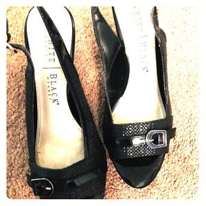 White House Black Market black heels. Size 6 1/2.